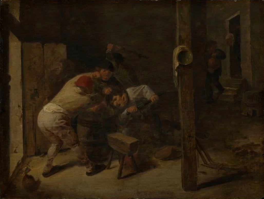 Rissa tra contadini - Alte Pinakothek, Monaco di Baviera